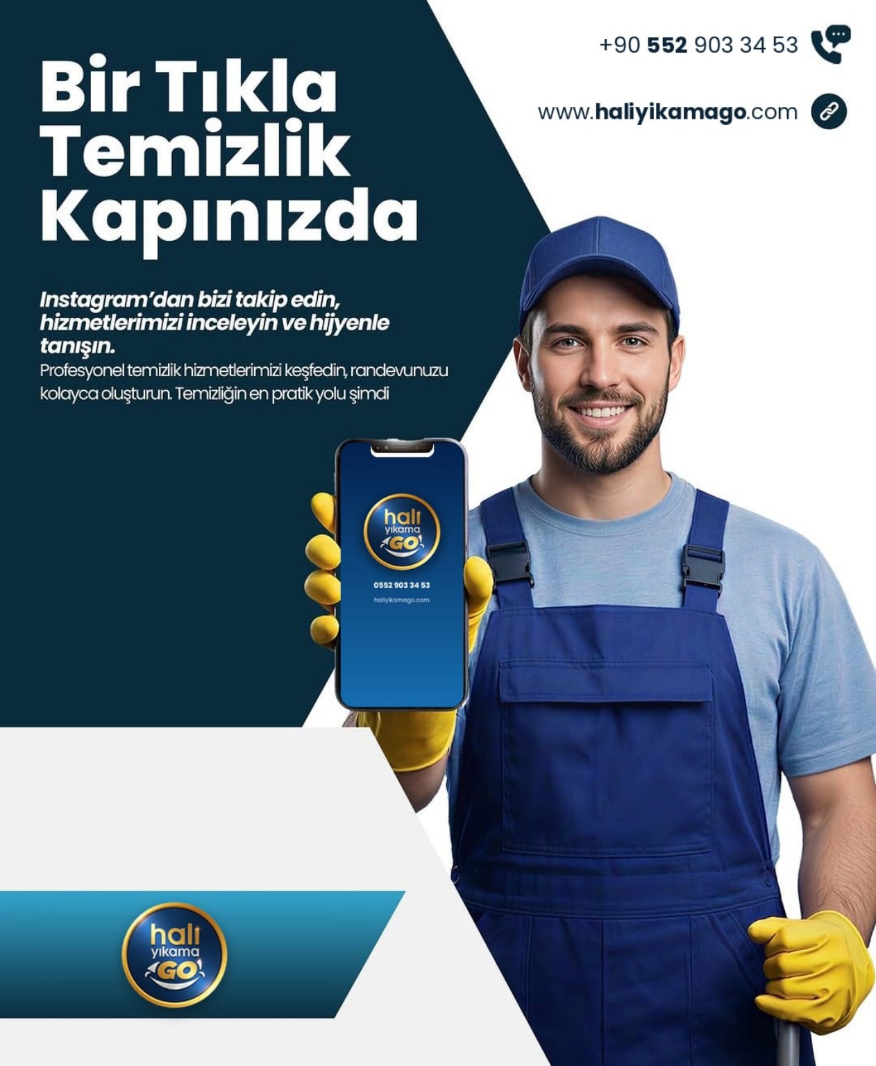 Halı Yıkama GO tanıtım afişi 2